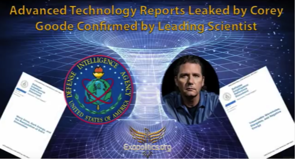Von Corey Goode öffentlich gemachte Dokumente über fortgeschrittene Technologien wurden von führendem Wissenschaftler bestätigt